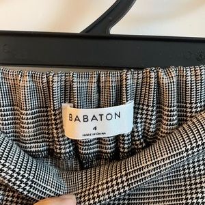 Aritzia Conan cropped plaid pants
